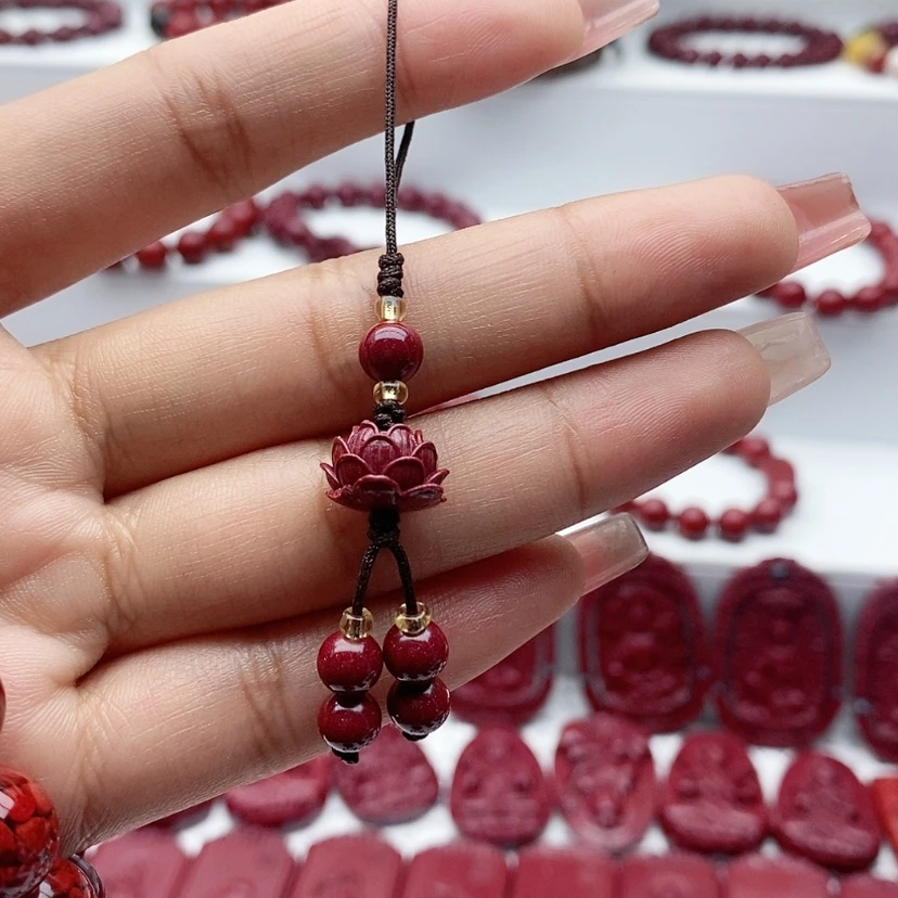 【闪购商品】辰砂（处理）媛*莲花挂件