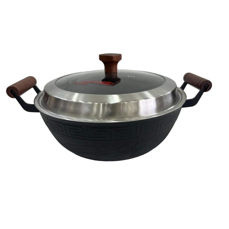 冯氏铸铁国潮风炖锅34cmX