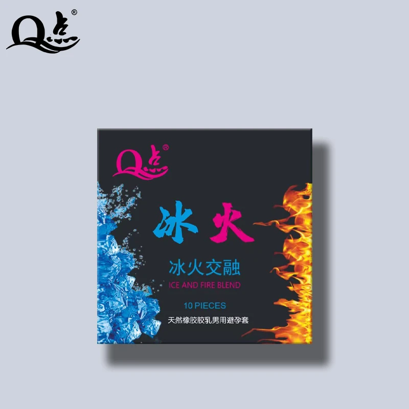 Q点超薄刺激冰火交融安全套套零感玻尿酸水润滑男女用成人用品情趣byt天然橡胶胶乳男用避孕套