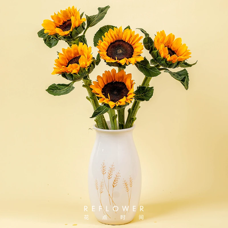 【花点时间】向日葵黄色系5枝