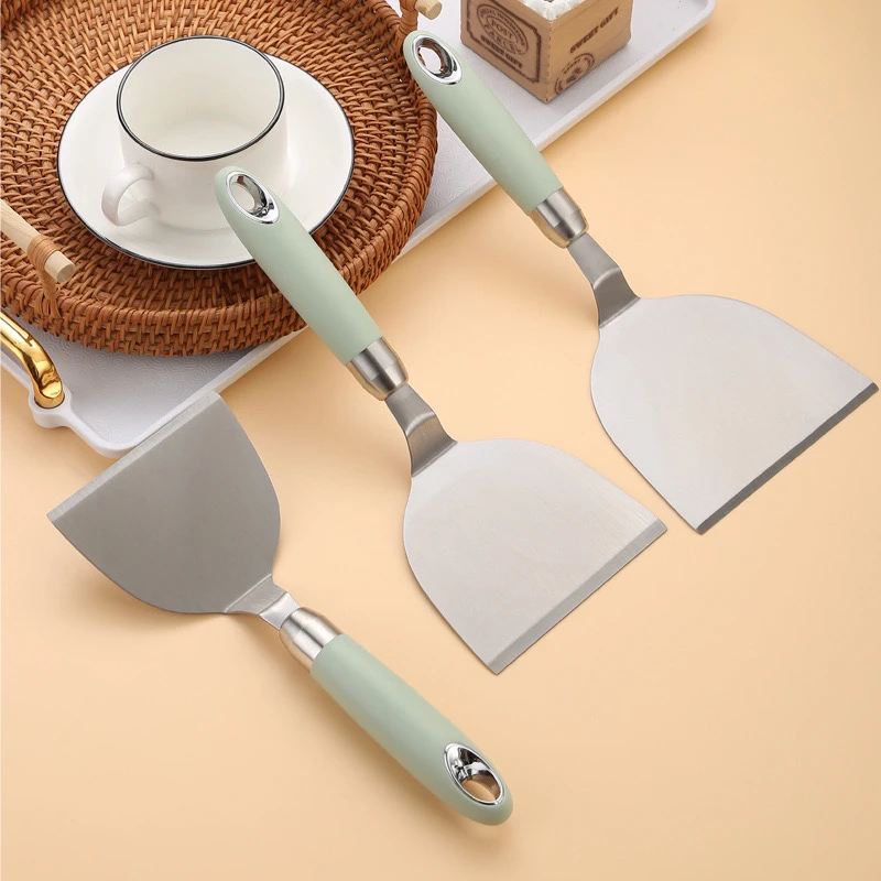 不锈钢煎铲煎饼果子工具刮子料理铲压饼铁板烧煎蛋铲子摆摊日韩式