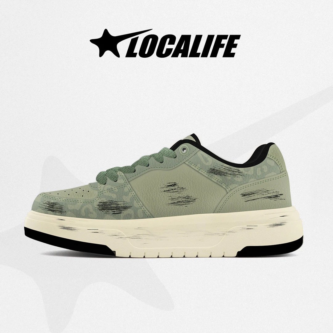 Localife/洛卡主义2024年秋季新款情侣百搭低帮男鞋休闲小白鞋女