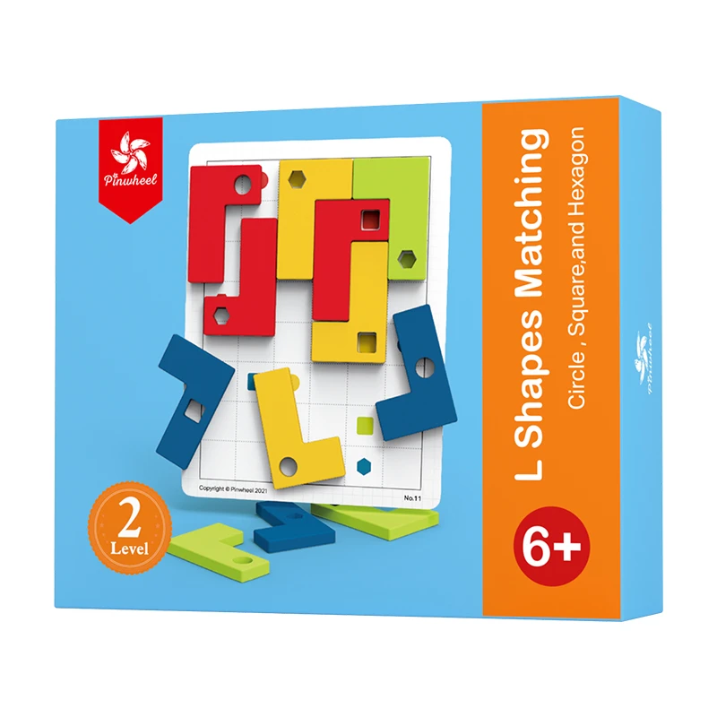 6-7岁L型逻辑配对桌游逻辑思维训练益智玩具