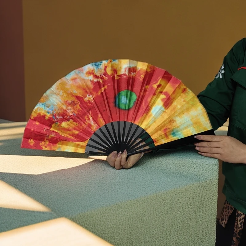 艾肯泉文创精美纸折扇