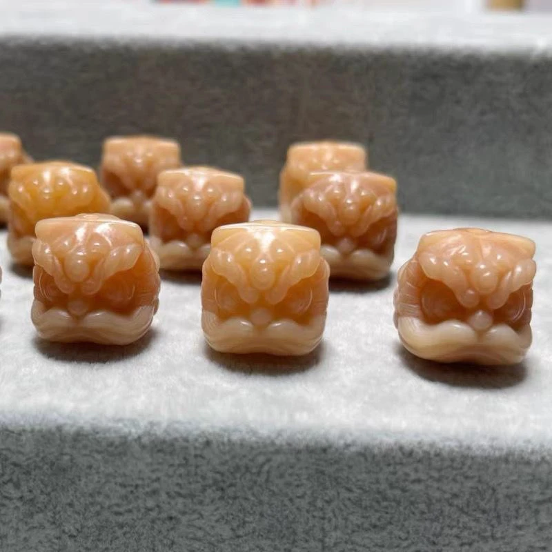 风化大醒狮菩提散珠DIY配饰配珠吊坠