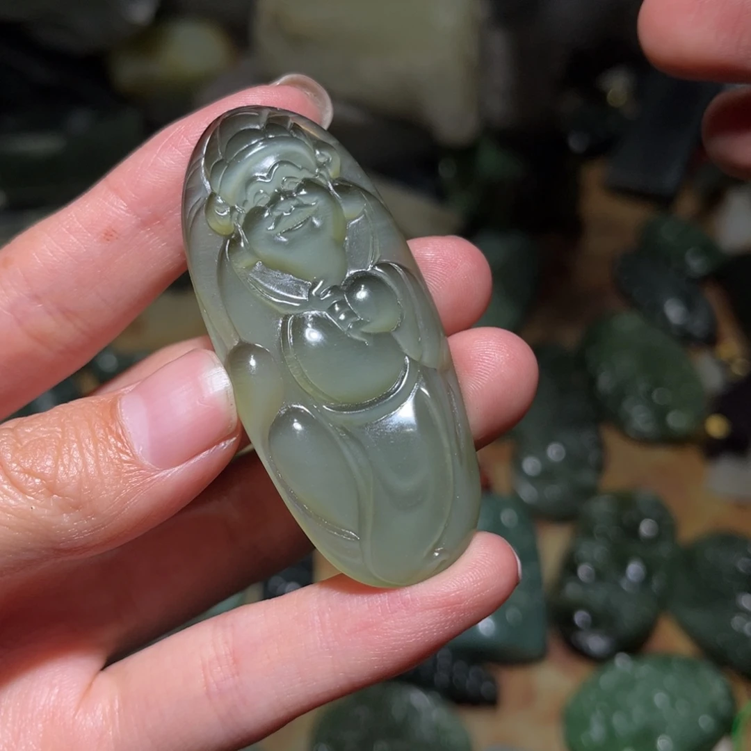 和田玉挂件未镶嵌