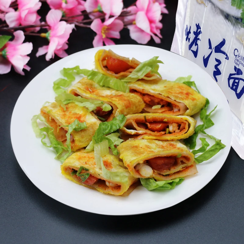 正宗东北烤冷面500g袋装带酱料真空包装家庭装方便速食小吃批发