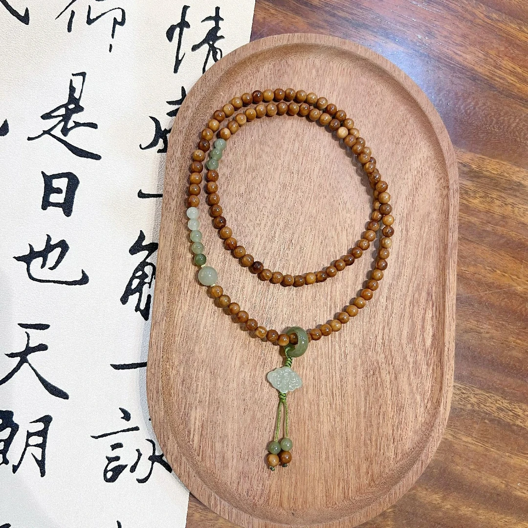 库克108 手串珠串祥云吊坠