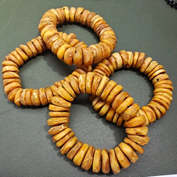 天然俄料饼子手串-多样性发其一