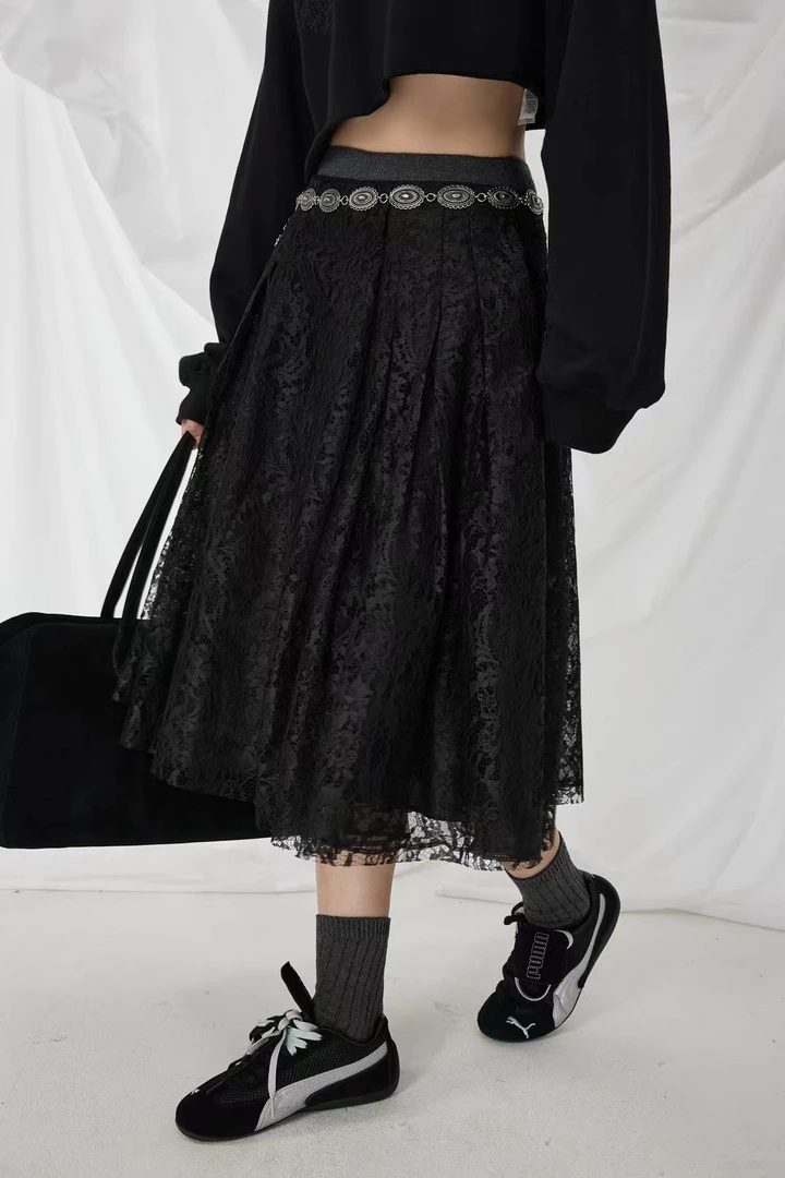 小众设计原创百搭休闲半身裙4329060