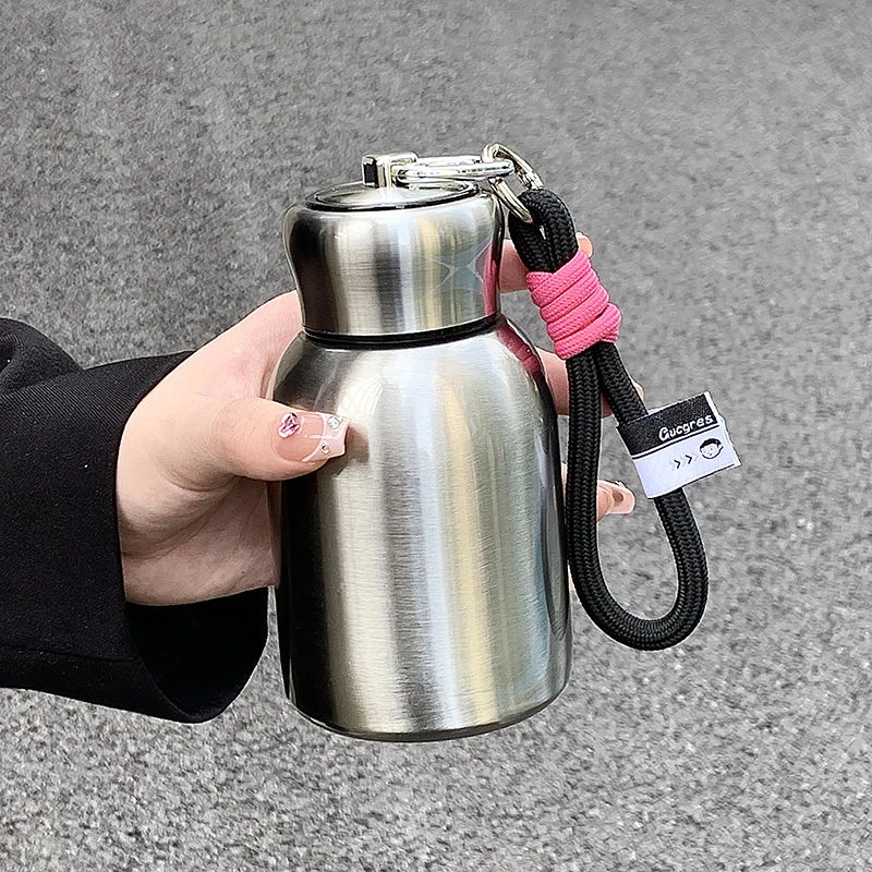 304水杯新款不锈钢迷你小胖保温杯户外便携式口袋双层真空随手杯