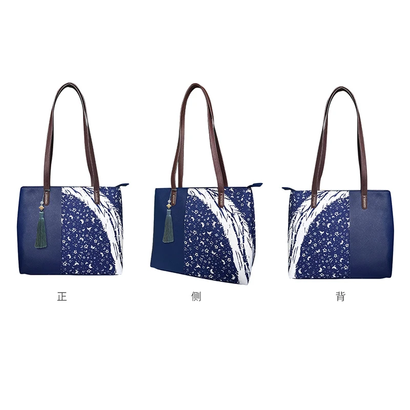 非遗扎染如意托特包