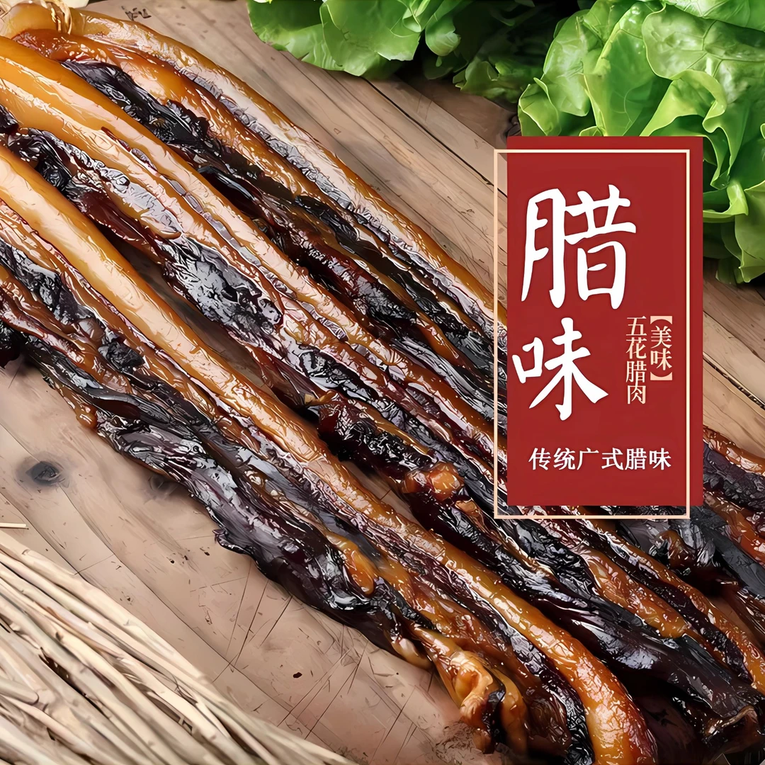 广式腊肉 自然风干 新洲特产 非遗技艺 手工制作天然传统美味精选