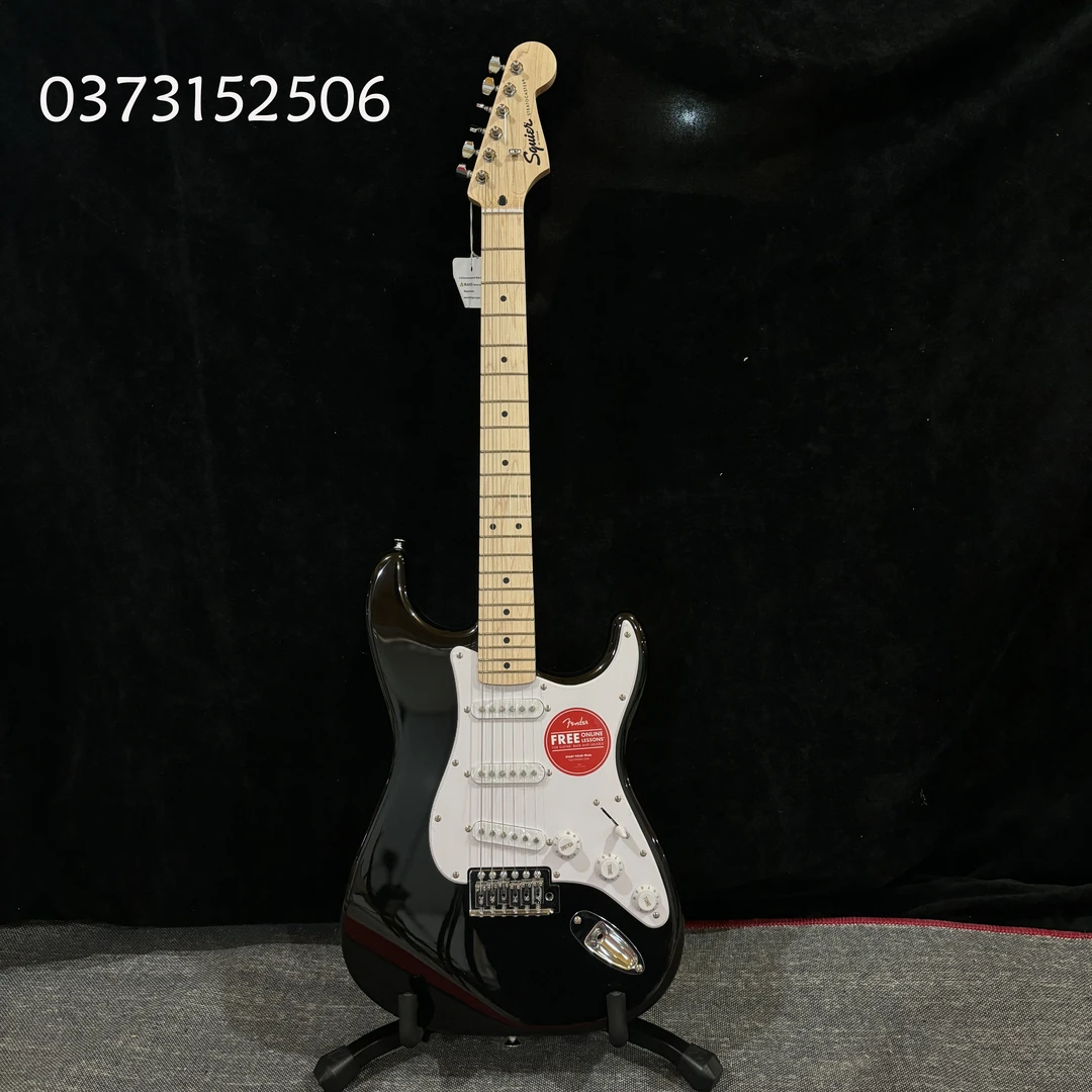 特价FENDER芬达squier电吉他0373152506音速SONIC枫木指板黑色