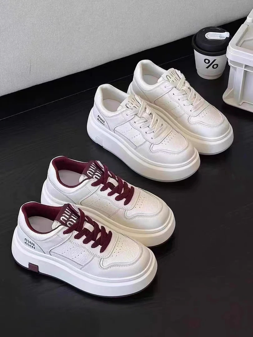 秋季新款厚底小白鞋百搭运动板鞋女鞋Q60909