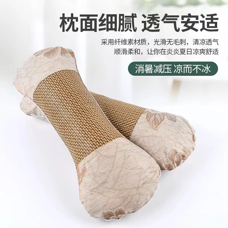 【冰丝南阳纯艾草】 枕头睡眠枕头呵护颈部  柔软缓解颈椎枕护颈枕