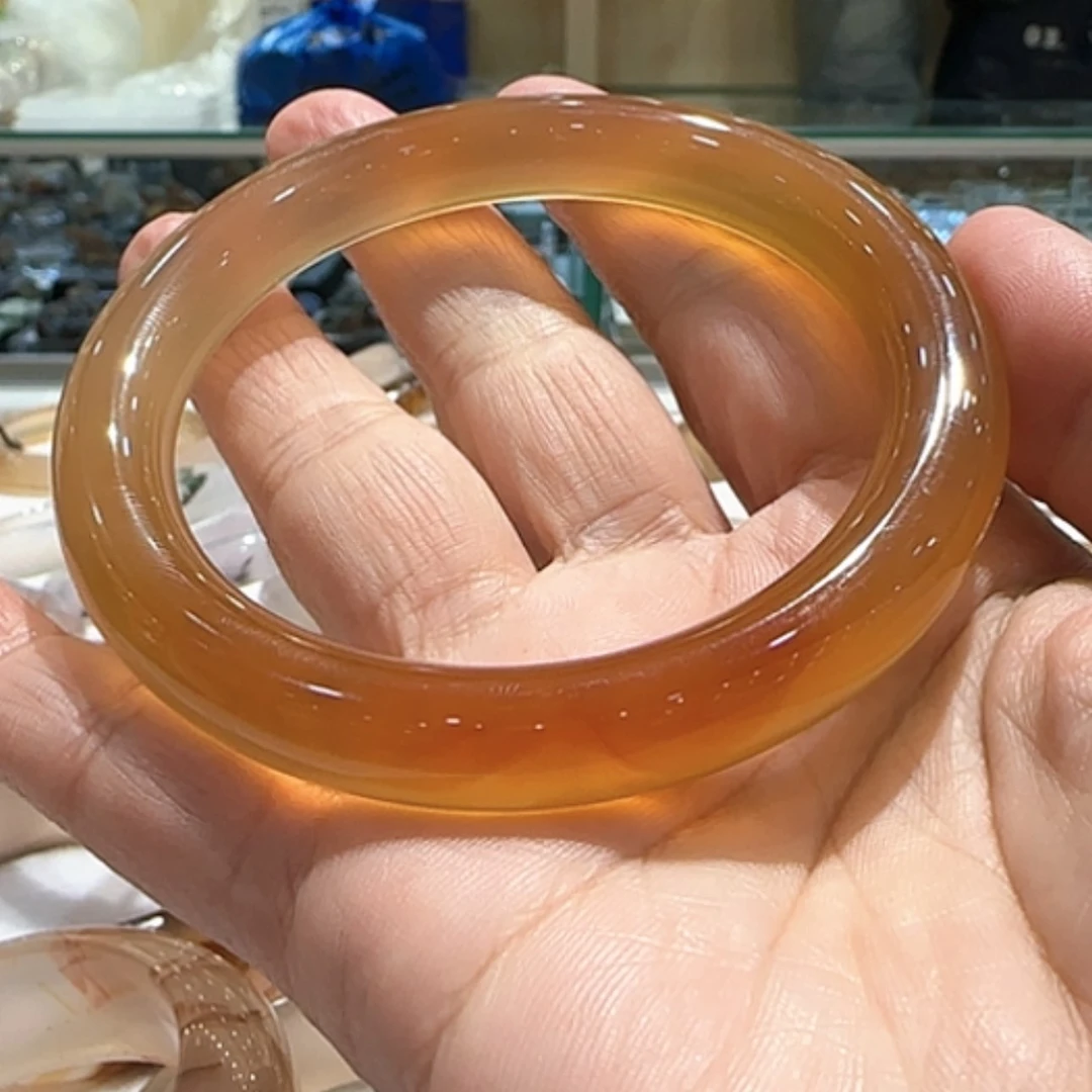 【闪购商品】玛瑙/玉髓手镯未镶嵌木*_