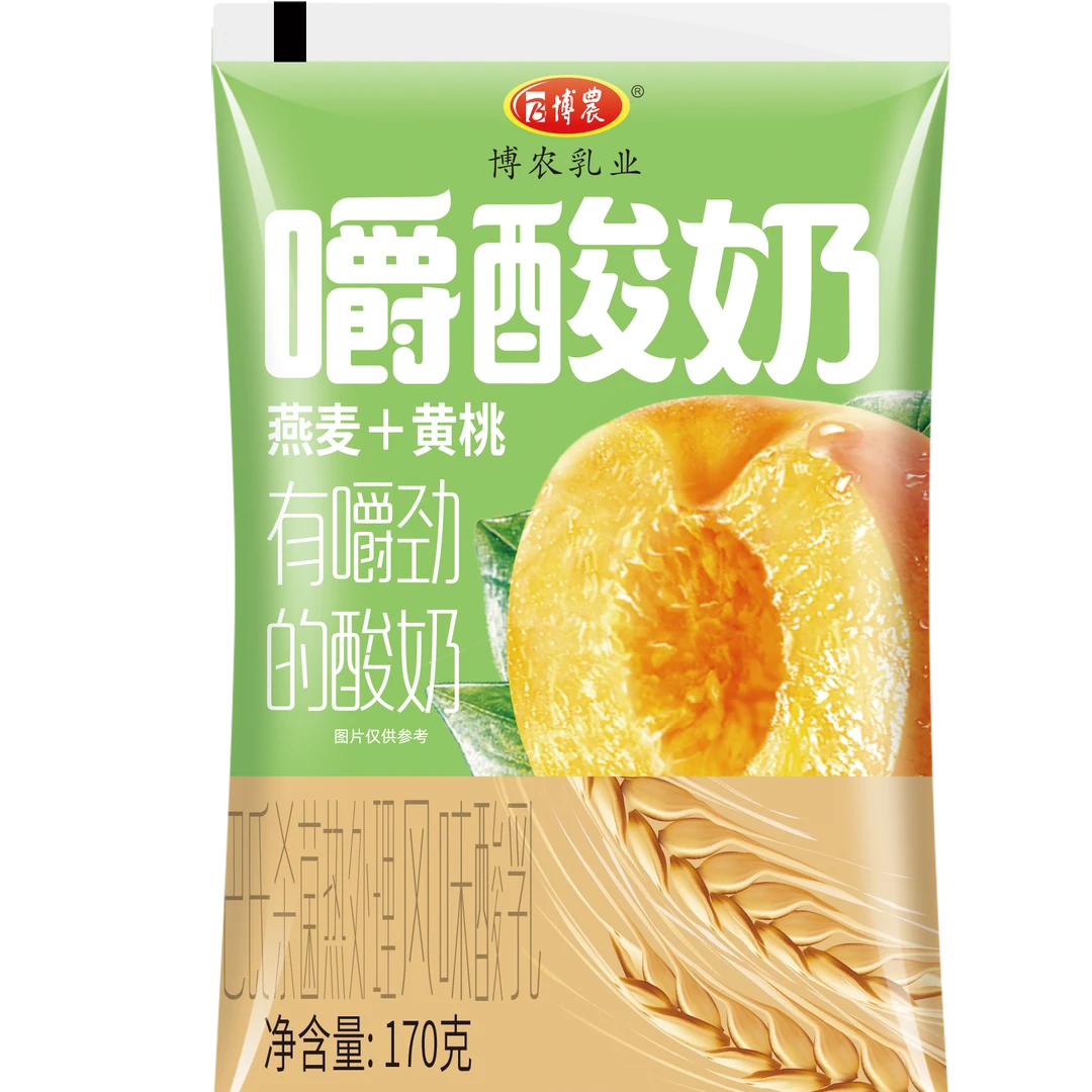 【嚼酸奶黄桃燕麦】博农可以嚼着吃的酸奶网红170克