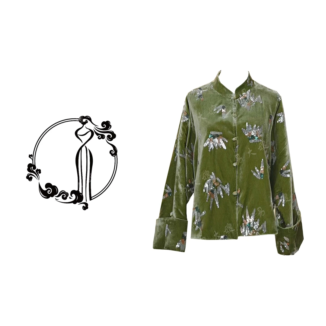 【安竹】秋冬新款新中式国风上衣外套休闲百搭长袖