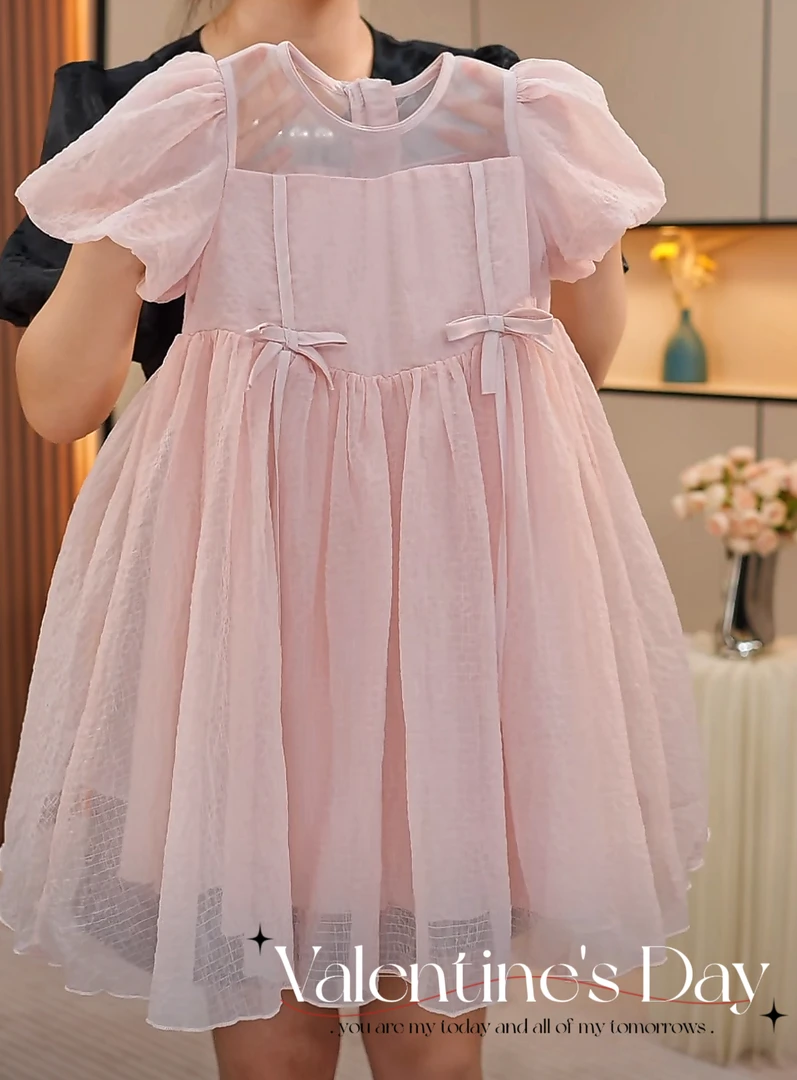 现货-【芭蕾公主裙】女童连衣裙2025新款外出洋气裙子夏款女孩裙子