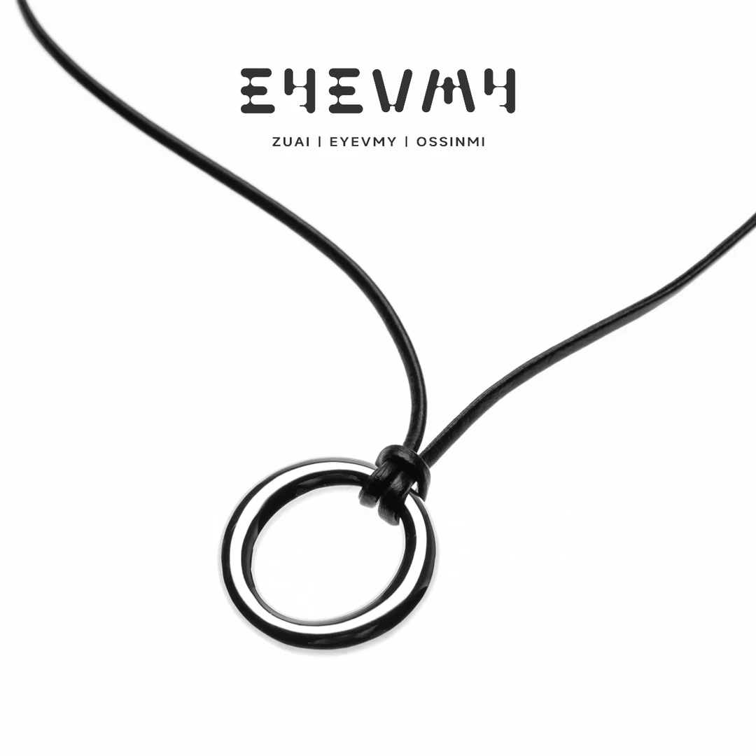 铜项链 铜+皮绳材质 项链A24CL627