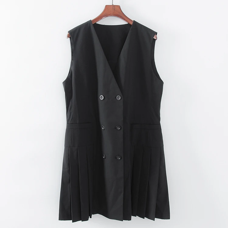 L248斯文背心式连衣裙