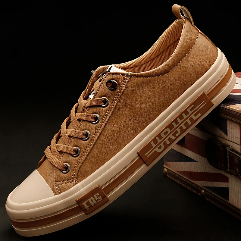 23858 秋季新款男士百搭鞋低帮软底韩版休闲潮鞋简约防滑男鞋子