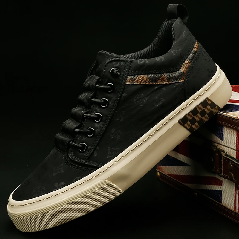 24816 男鞋秋季新款潮鞋低帮百搭男士布鞋韩版时尚透气休闲板鞋