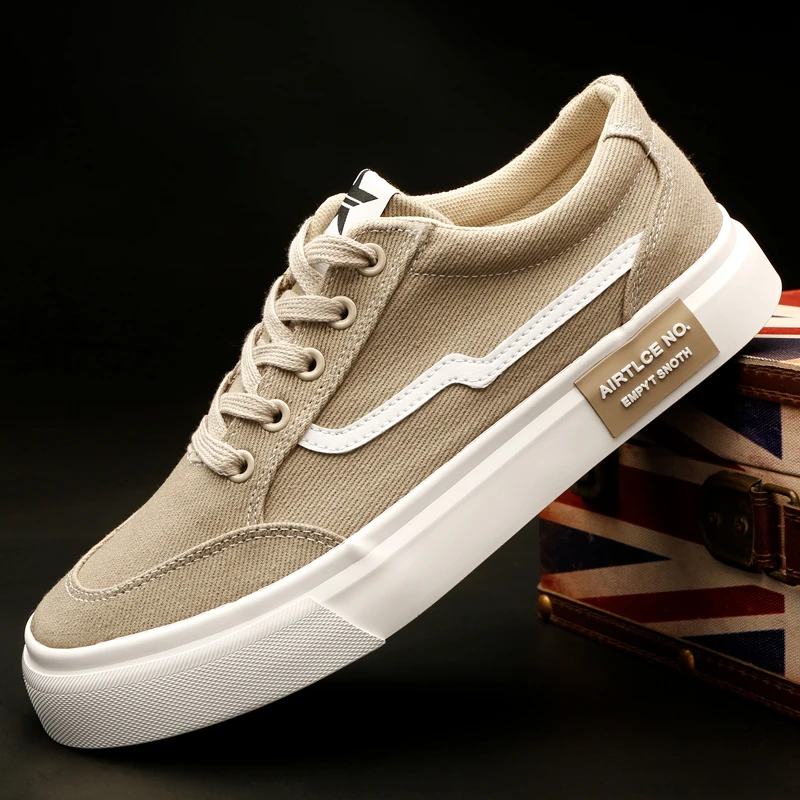 24123 男士帆布鞋休闲布鞋时尚百搭春季男鞋韩版潮流透气板鞋潮鞋