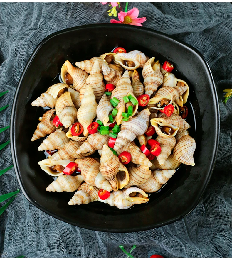 网红捞汁小海螺麻辣香螺即食贝贝螺白螺零食凉菜新鲜小吃100g