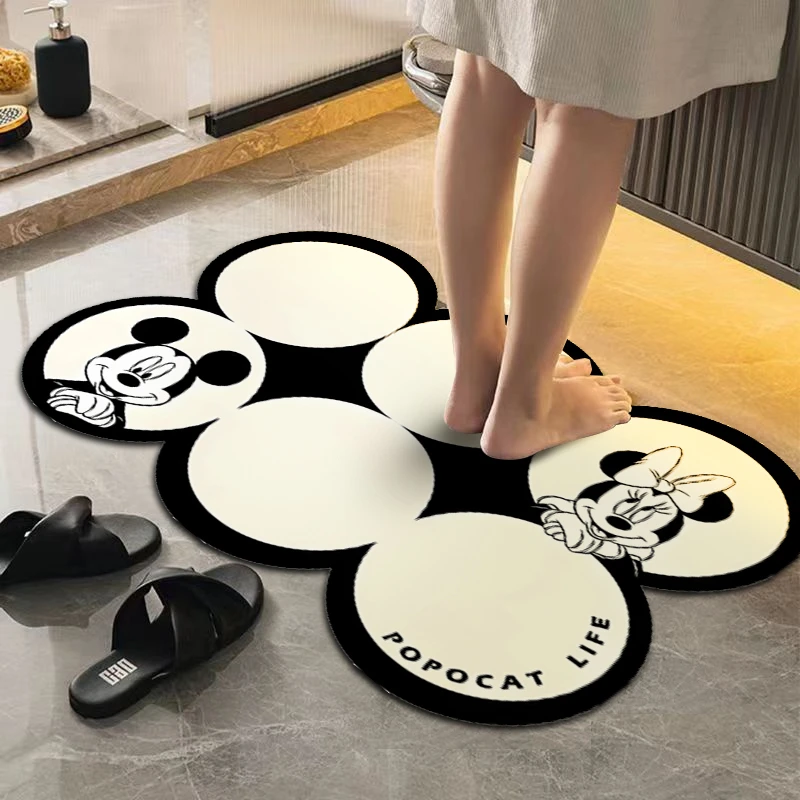 地毯脚垫地垫可爱家用卧室卫生间垫子简约吸水防滑垫浴室吸水垫