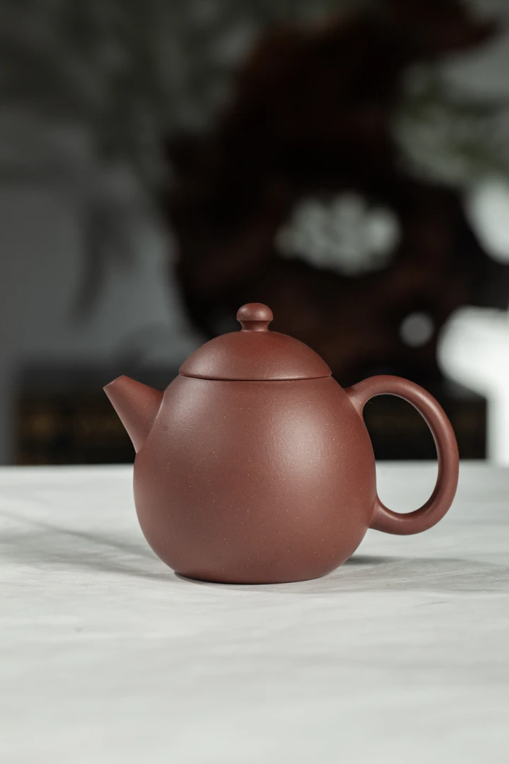当代 原矿紫砂壶《底槽清龙蛋》黄龙源底槽清 230cc 精工半手工