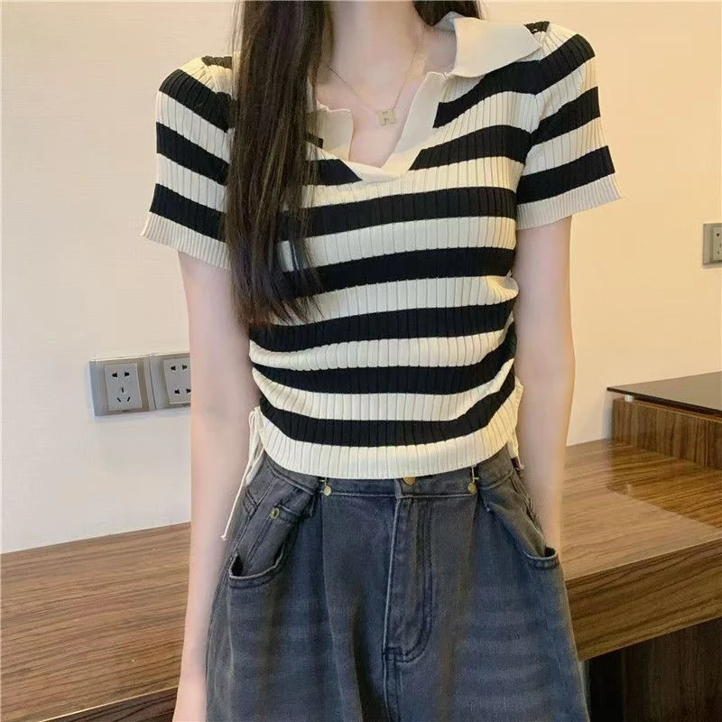 2025气质显瘦洋修身气百搭时尚针织上衣辣妹小个子女款 集合链接
