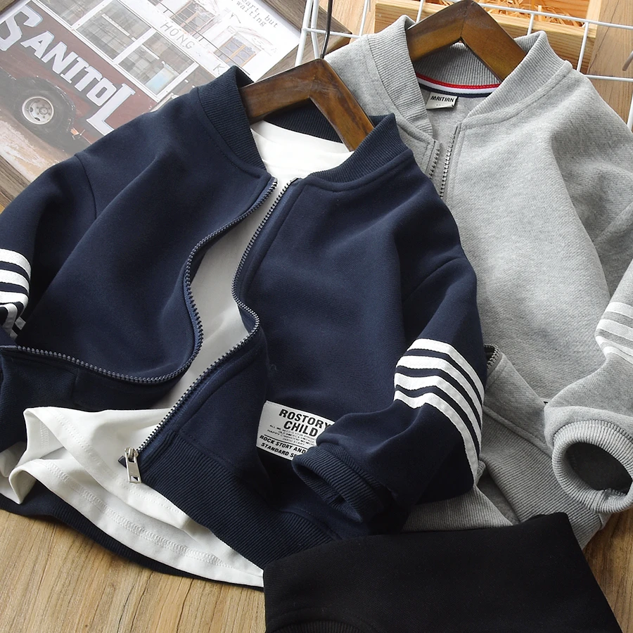 儿童2025新款外套休闲秋冬加绒外套洋气上衣春秋款23107