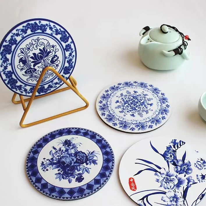 【金花阿玉】防烫防滑时尚个性杯垫