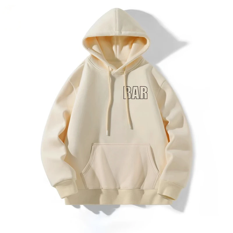 Jeanswest/真维斯棉卫衣男美式连帽春秋款潮牌加绒加厚宽松外套