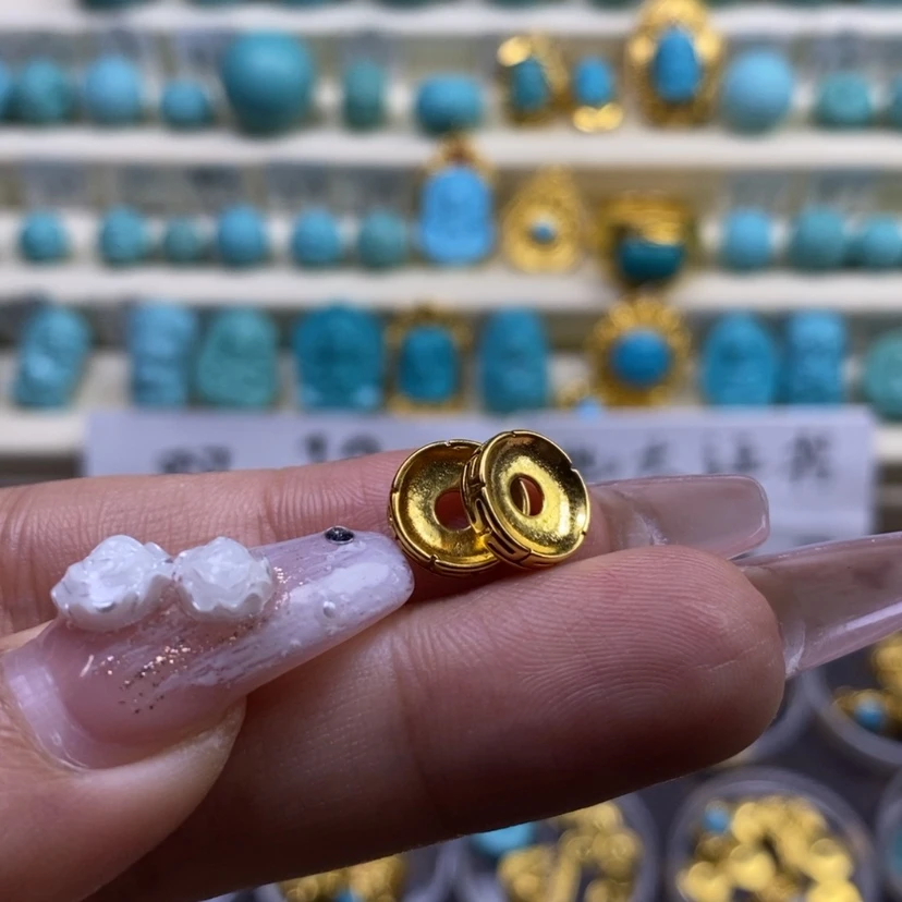 【闪购商品】绿松石配饰18K金镶嵌