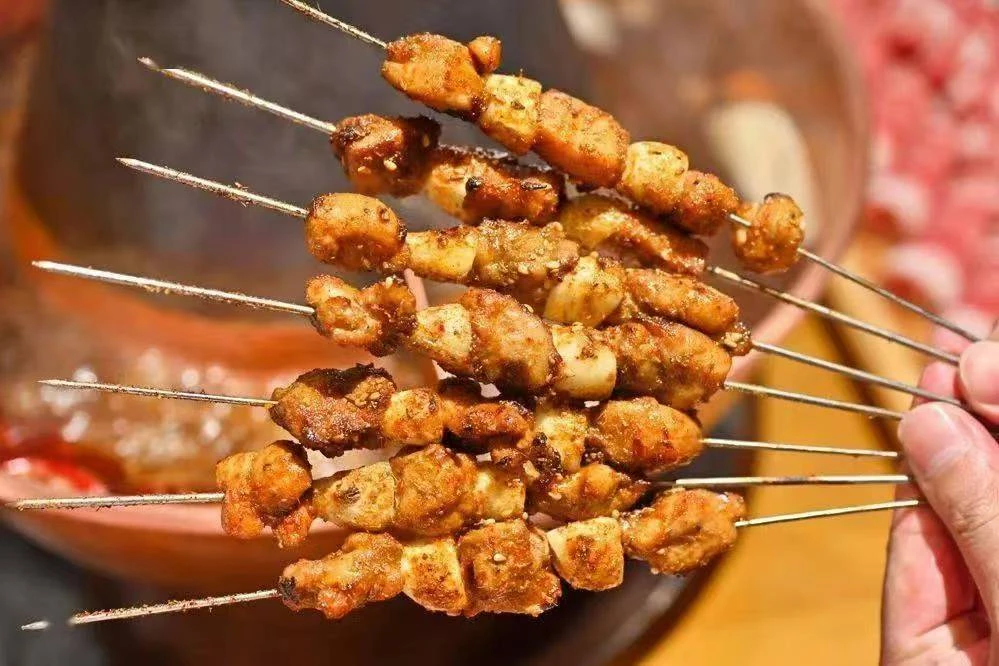 蒜瓣五花肉串一袋20串