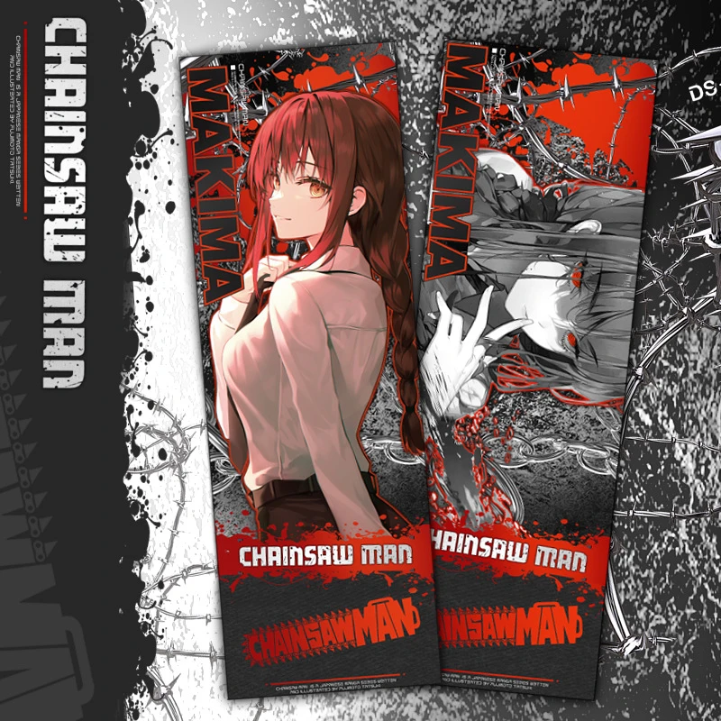 二次元电锯人动漫周边镭射票玛奇玛电次帕瓦早川秋小卡片谷子卡牌