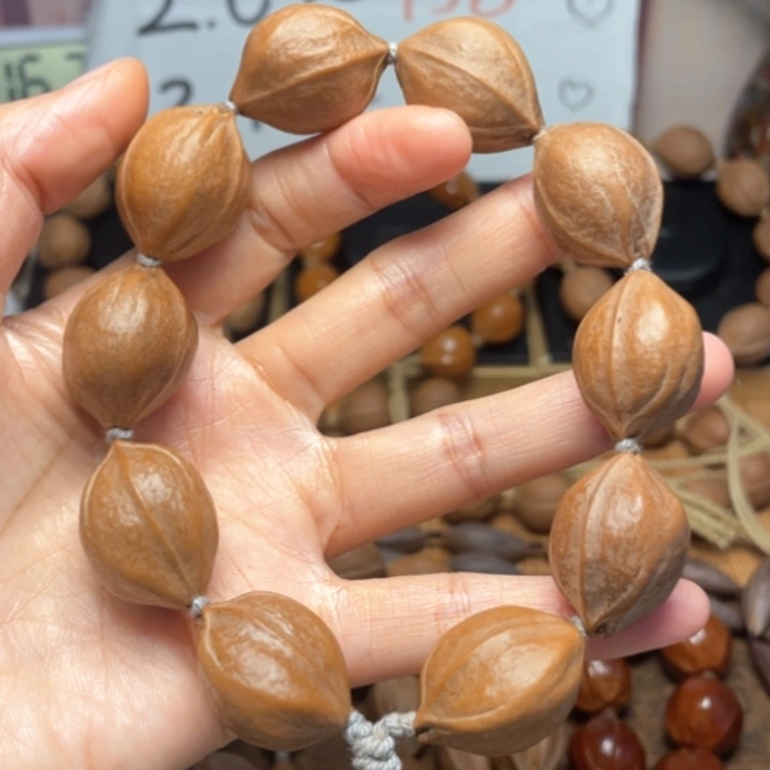 【闪购商品】橄榄核核雕伴**月梅林铁核2.0*2.6手串