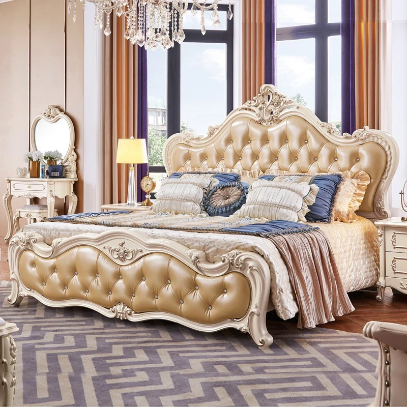 【气质拿捏】满满的高级感主卧室大床高端大气婚床简约公主床双人床