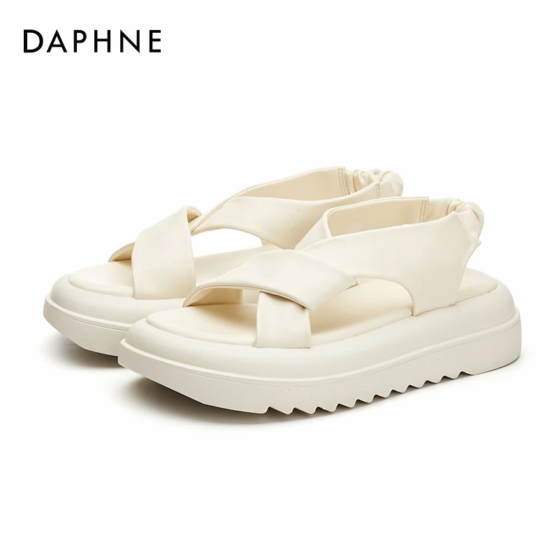 达芙妮凉鞋女鞋潮流时尚百搭不累脚防滑凉拖舒适