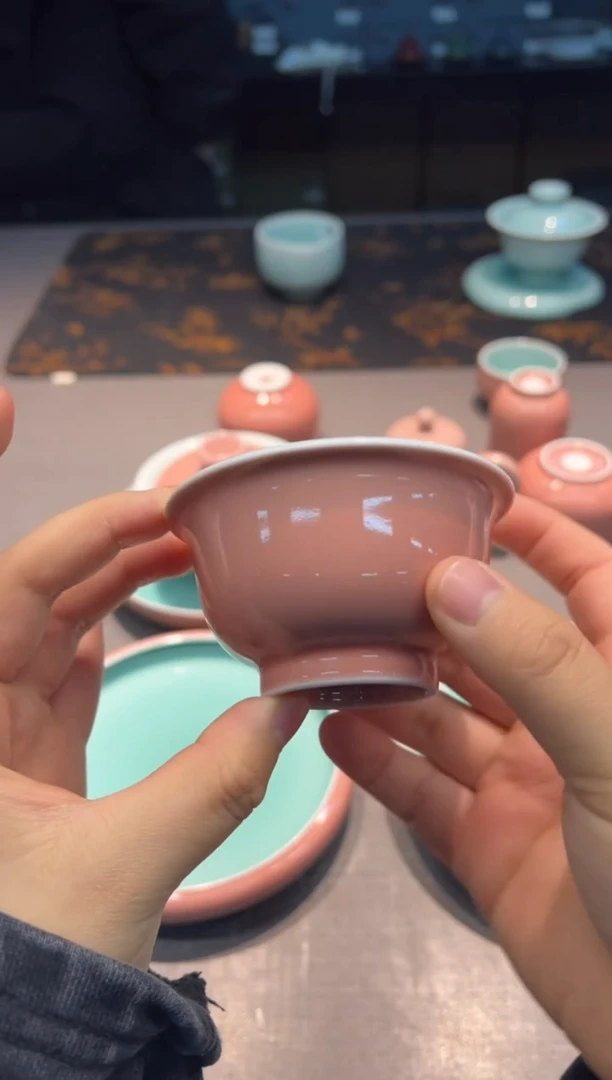 【闪购商品】瓷茶盏林莉夕岚压手杯