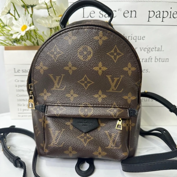 95新 LouisVuitton/路易威登 LV老花迷你双肩包mini/H938