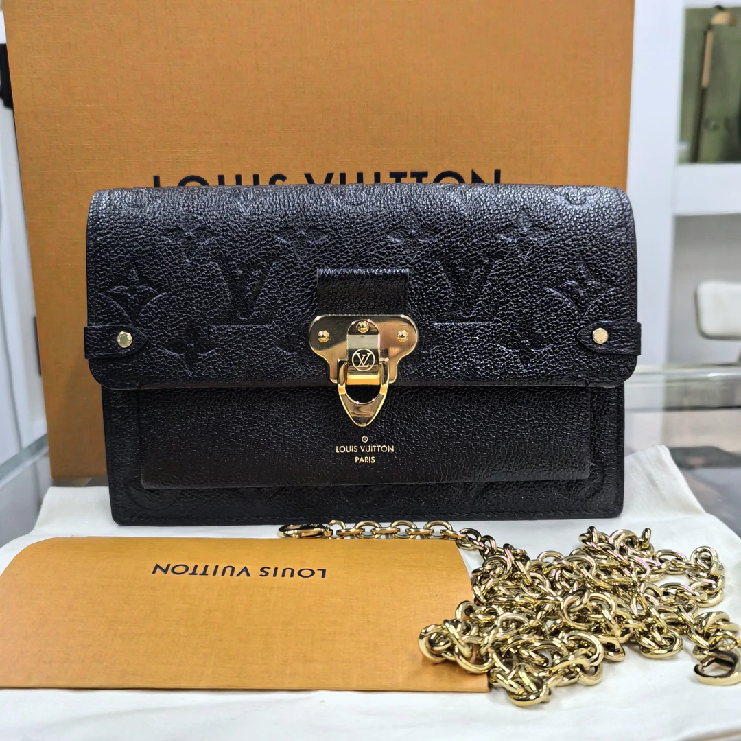95新 LouisVuitton/路易威登 LV Vavin woc链条斜挎包 大全套