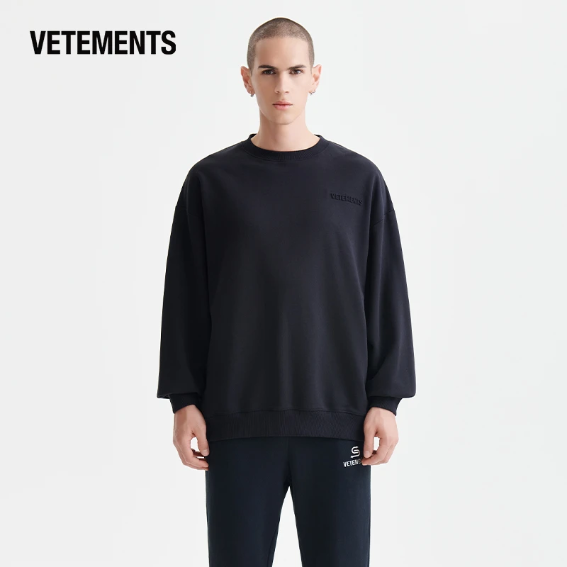 VETEMENTS卫衣男春秋新款时尚潮牌休闲宽松百搭圆领上衣 63520302