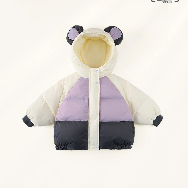 鹿小漫宝宝冬季羽绒服外套儿童衣服男婴儿洋气冬装小童女