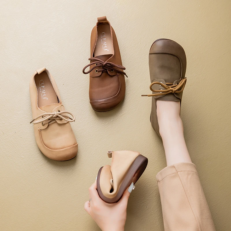 15852老年鞋妈妈鞋50-60岁软底防滑洋气软底软面真皮女鞋老妈鞋