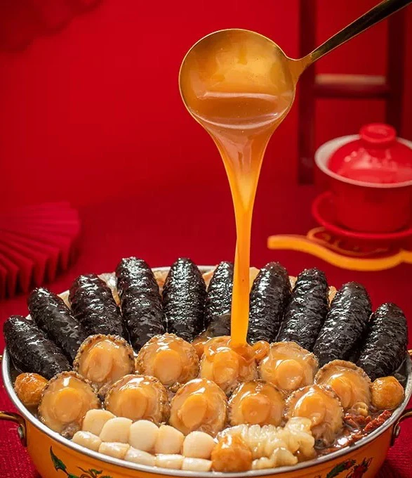 【版纳同城】广式（十叁十鲍鱼大盆菜）[带锅]2Kg