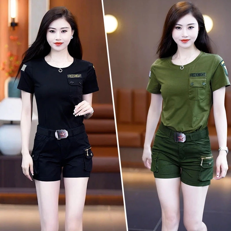 【建议拍大一个码】棉薄款夏季休闲时尚水兵女工装裤子2025新款爆款